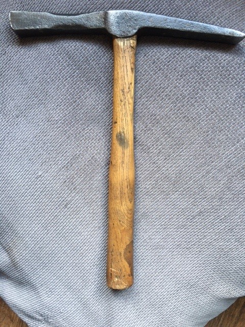 Unusual Bricklayer's / Mason's Hammer
