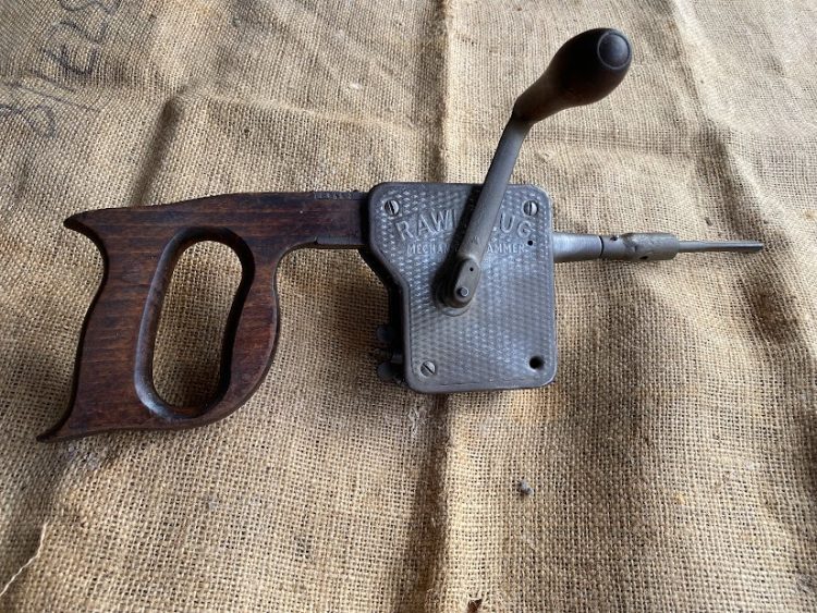Vintage Rawlplug Mechanical Hammer Drill