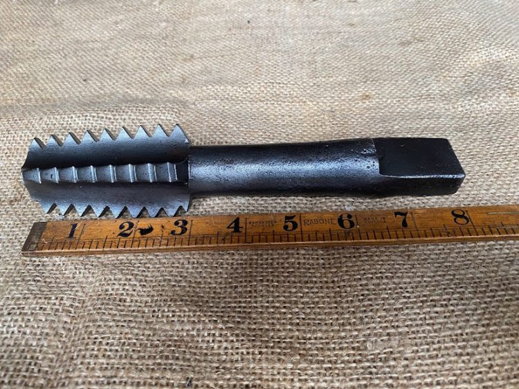 1 3/4 inch Wood Threading Tap 8 inches long