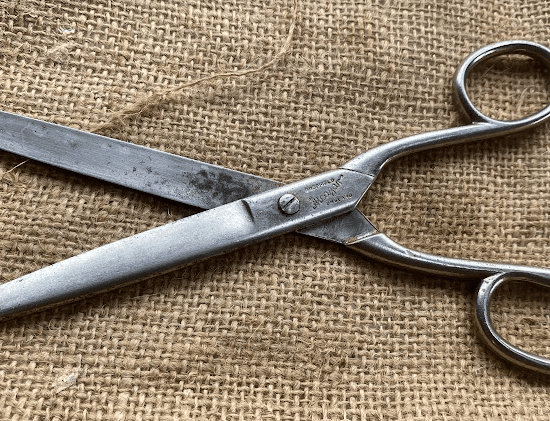 Vintage Alcazar Sheffield Dressmaker's Scissors