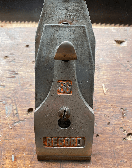 Stay Set Cap Iron, Blade and frog assembly for Record 4 1/2 and Record 5 1/12