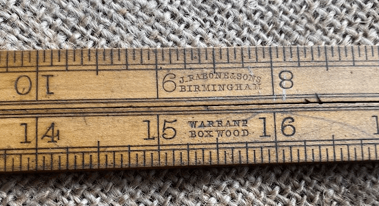 J Rabone & Sons Birmingham 2ft Boxwood Rule