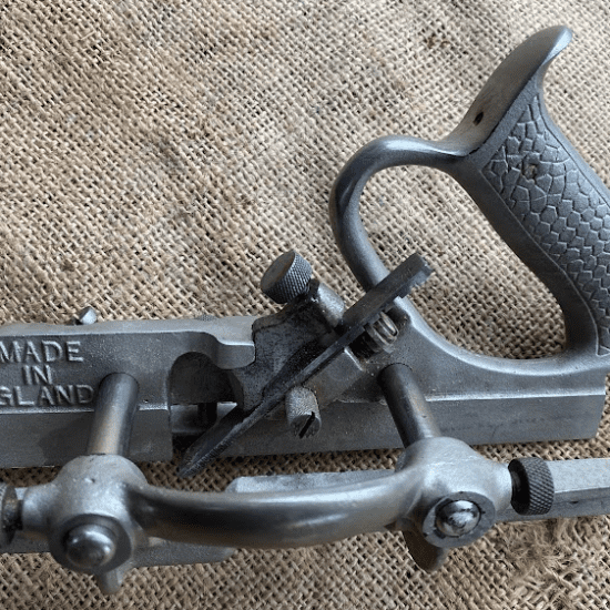 Vintage Record 44 Plough Plane. Two sets of rails with 3/8" cutter.