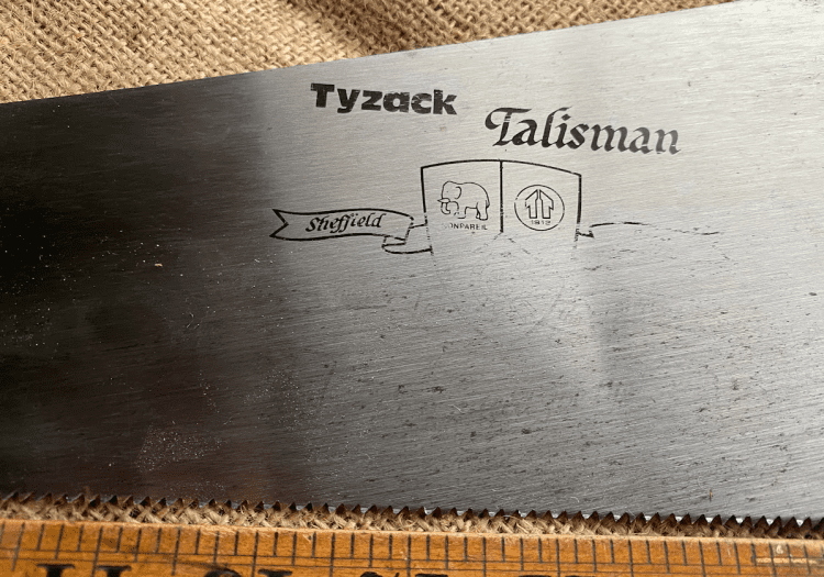 Vintage Tyzack & Turner 660 Talisman 22" 10Tpi Panel Saw - Image 4