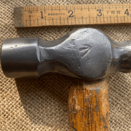 Vintage Ball Pein Hammer Broad Arrow Military