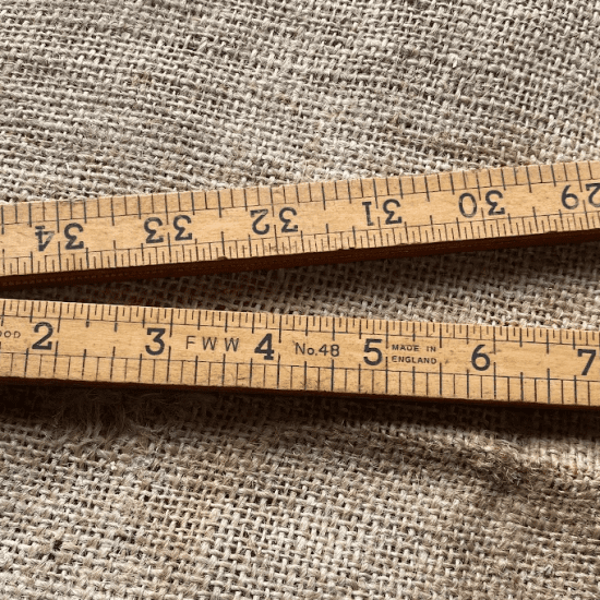 Vintage 36" FWW No 48 Folding Boxwood Rule