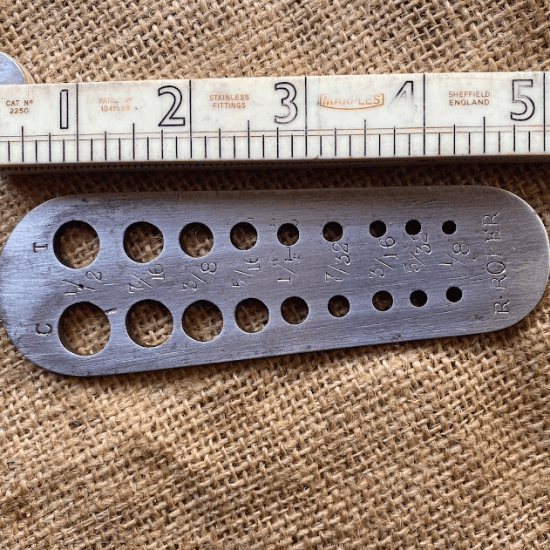 Vintage Artisan Drill Bit Guide (Steel)