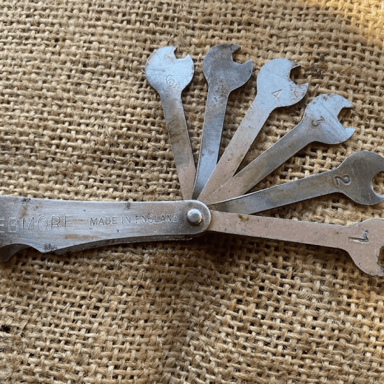 Vintage Webmore Motorcycle Spanner Set 1-6