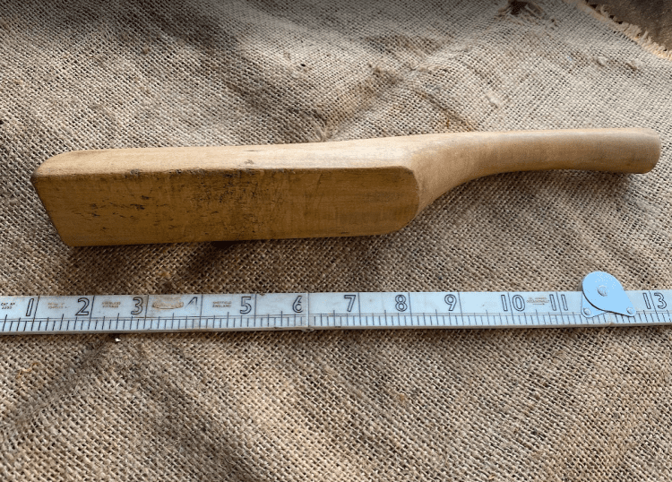 Wooden Plumber's Lead Dressing Tool
