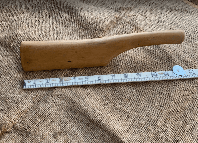 Vintage Wooden Lead Dressing Tool - Image 3