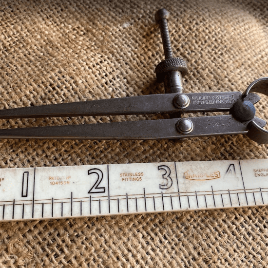 Moore & Wright, fine adjusting inside calipers.