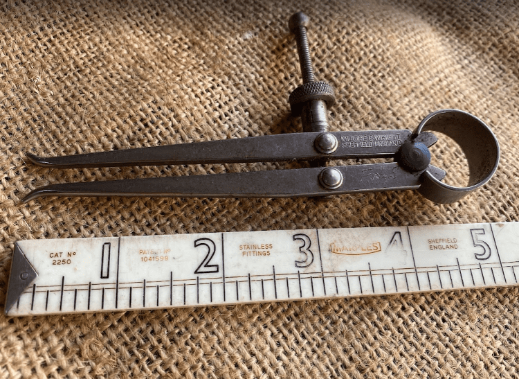 Moore & Wright, fine adjusting inside calipers.