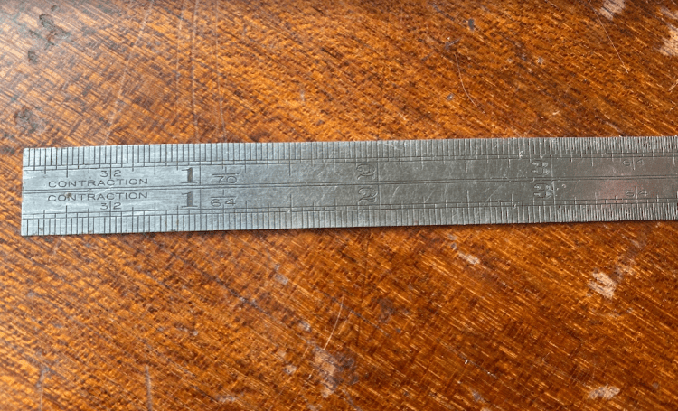 Vintage Rabone Chesterman No713F Engineer's 6" Steel Rule - Image 3