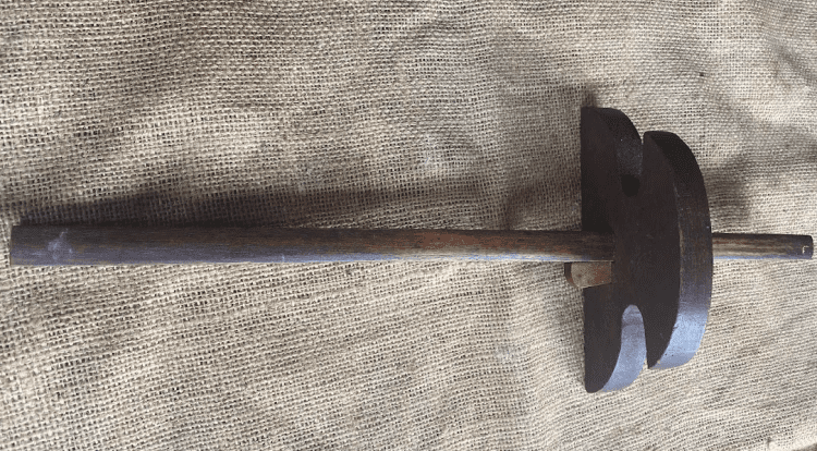 Vintage Artisan Made Panel Gauge - Image 3