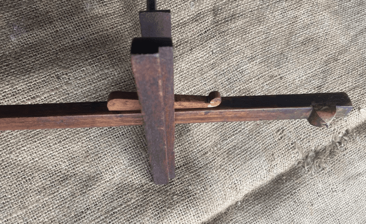 Vintage Artisan Made Panel Gauge - Image 4