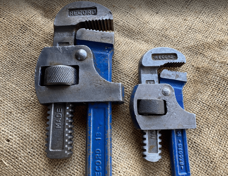 Vintage Record Stillsons/Pipe Wrench x 2 - Image 3