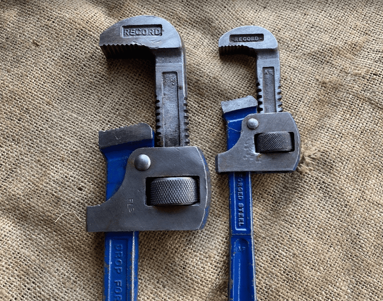 Vintage Record Stillsons/Pipe Wrench x 2 - Image 4