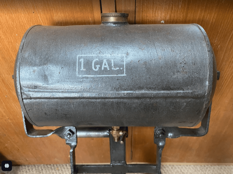 Vintage Artisan 1 Gallon Fuel Tank on Stand - Image 2