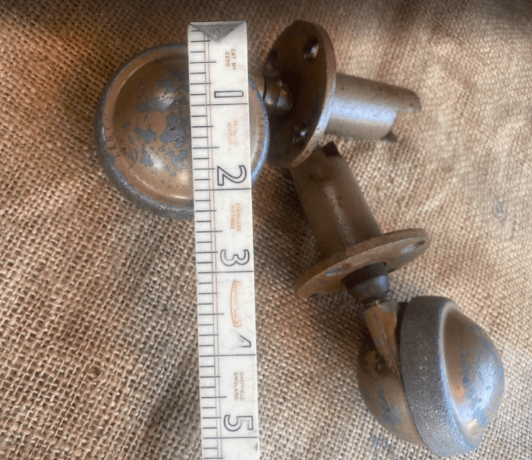 Vintage Castors x 2 by Archibald Kenrick and Sons Ltd - Image 6