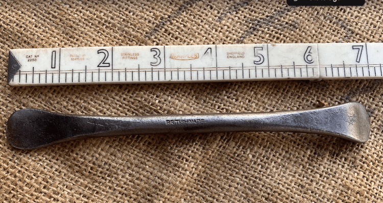 Vintage 7" Dunlop Spoon Style Tyre Lever British Made