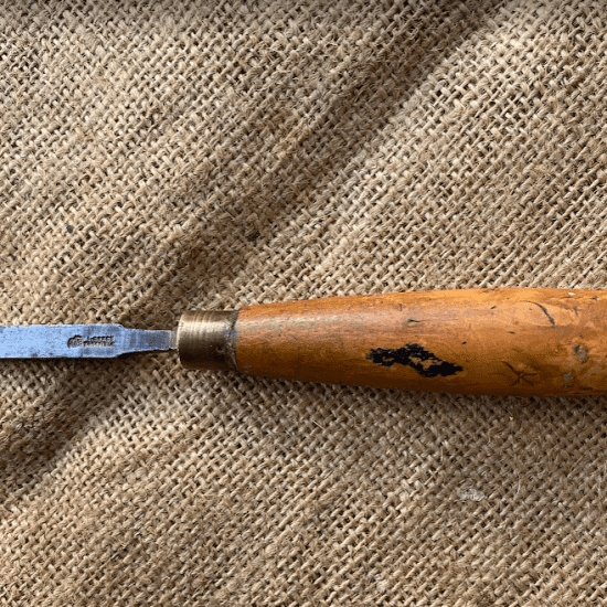 I Sorby 5/16" boxwood handled firmer chisel