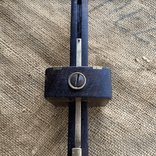 Vintage Marsden Bros Brass and Hardwood Mortice Gauge