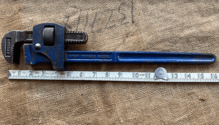 Vintage Record 18 Adjustable Wrench or Grips