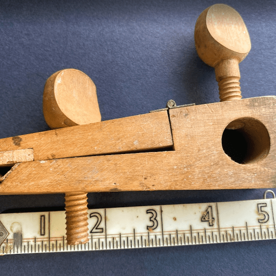 Vintage Wooden Test Tube Clamp