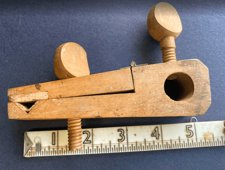 Vintage Wooden Test Tube Clamp
