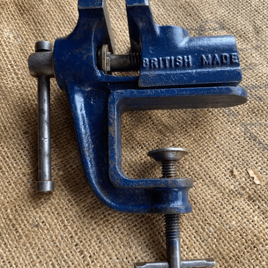 British Made Small Bench Top Vice