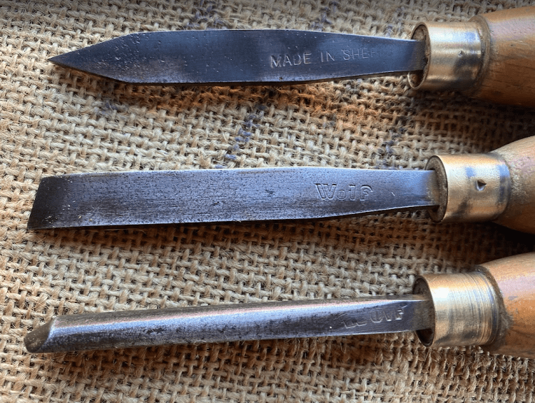 Set of 3 Wood Turning Tools WOLF CUB Home Constructor No. 7 - Image 5