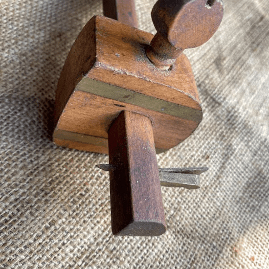 Vintage Slitting Gauge with Brass Furniture