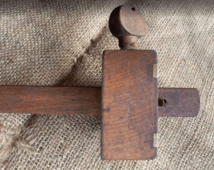 Vintage Slitting Gauge with Brass Furniture - Image 3