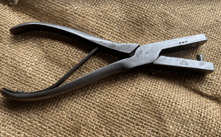 Vintage Leather Hole Punch Pliers