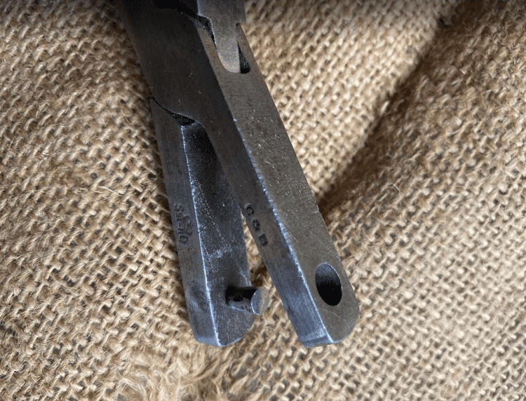 Vintage Hole Punch Pliers marked C & B - Image 3