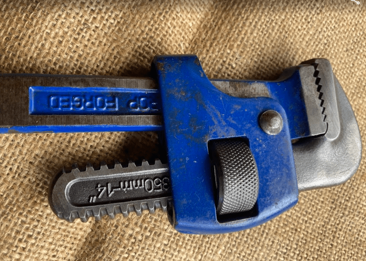 Vintage Adjustable Wrench or Grips 14" - Image 2