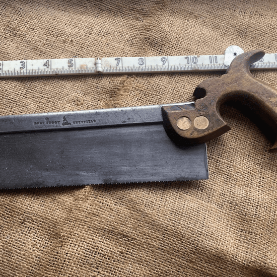 Vintage Robert Sorby Kangaroo Brand 12tpi Tenon Saw