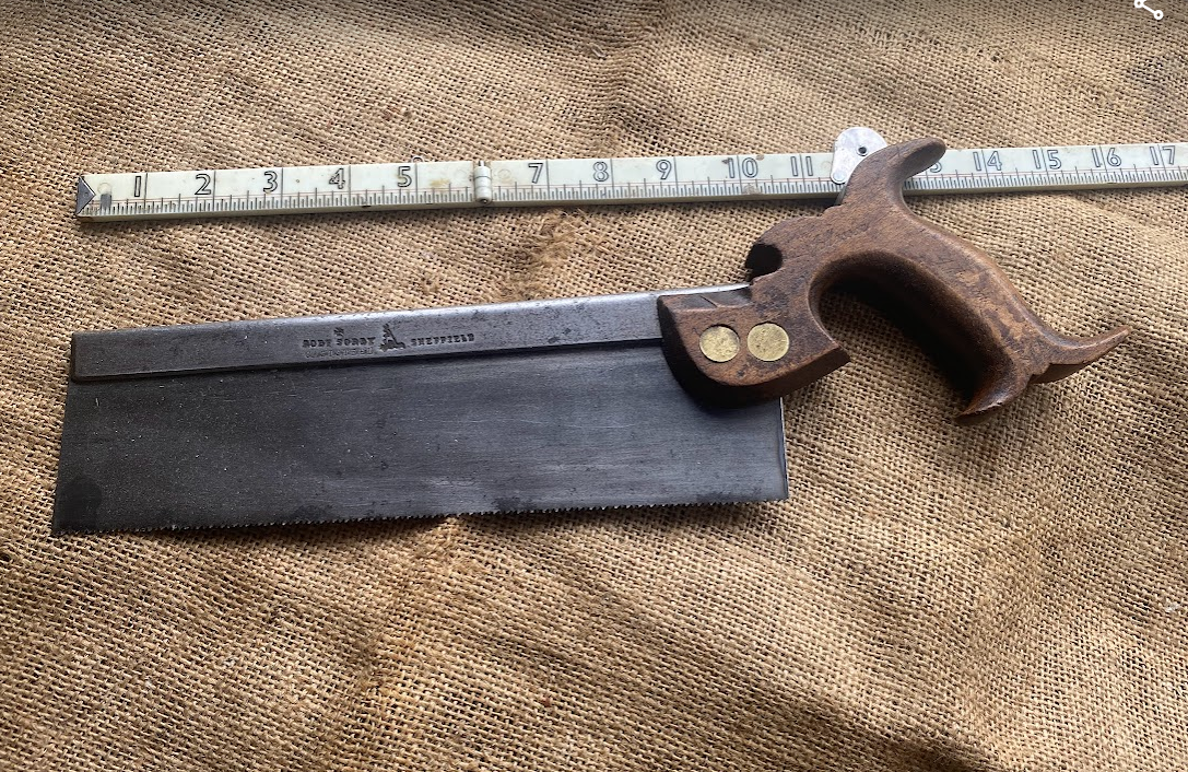 Vintage Robert Sorby Kangaroo Brand 12tpi Tenon Saw