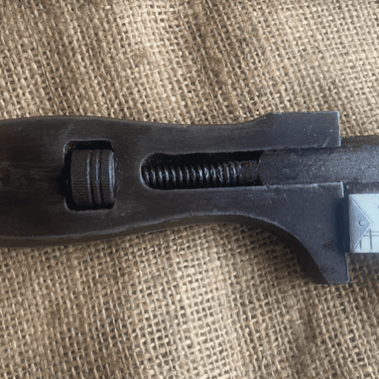 Vintage F-Shaped Wrench
