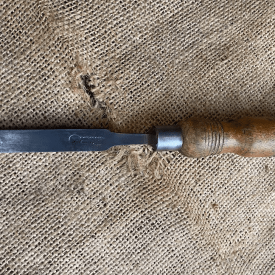 Vintage 3/8 F Woodcock Firmer Chisel