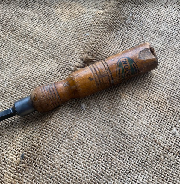 Vintage 3/8 F Woodcock Firmer Chisel - Image 4