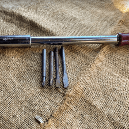 Vintage Stanley Yankee 131B Ratchet Pump Screwdriver