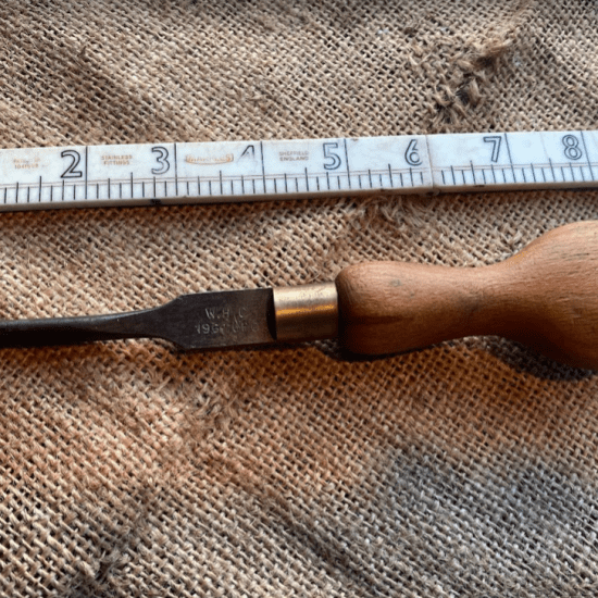 Vintage WHC GPO 1/4" Turnscrew Screwdriver