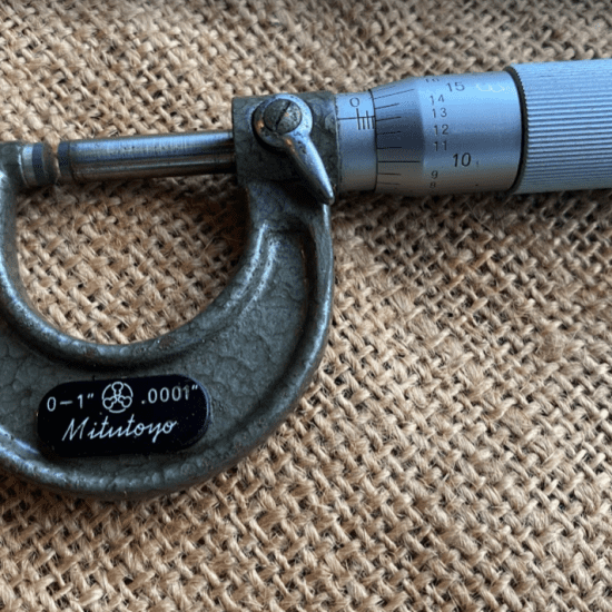 Vintage Mitutoyo Small Micrometer