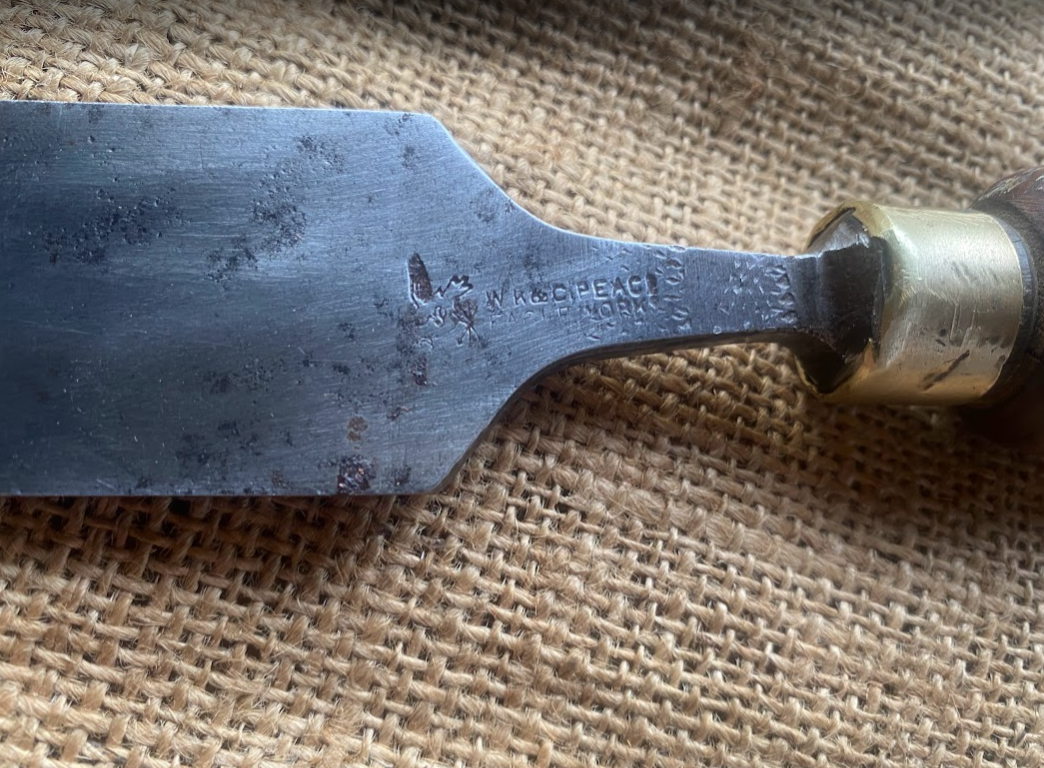 Vintage 1 1/2″ Firmer Chisel | W K & G Peace Eagle Works Sheffield - Image 4