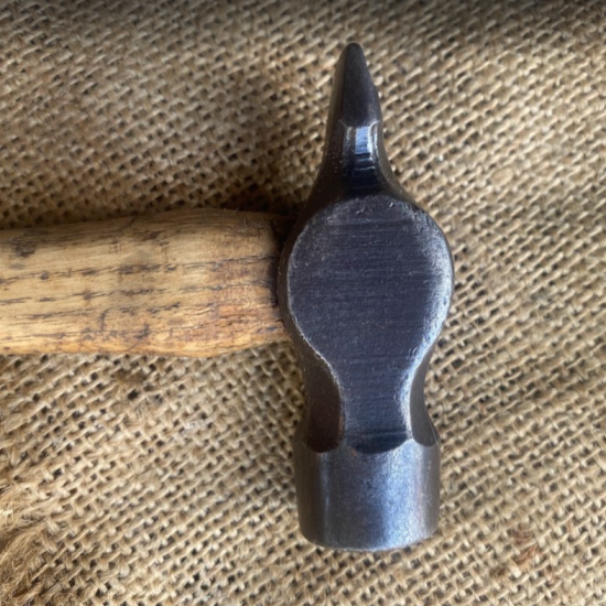 Vintage Brades Warrington-pattern cross-pein hammer broad arrow 1944