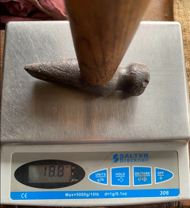 Vintage Domestic Coal Hammer 18.8oz - Image 5