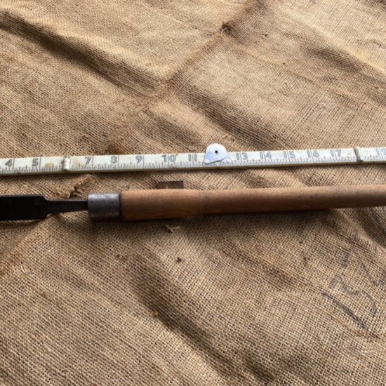 Vintage Henry Taylor 1" Skew Woodturning Chisel