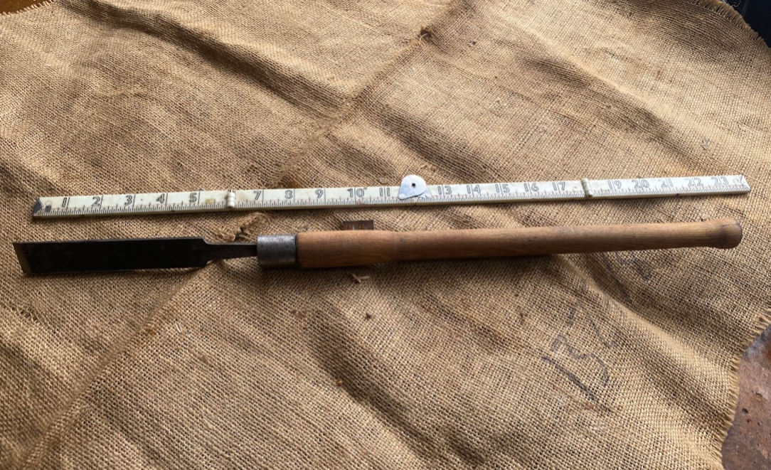 Vintage Henry Taylor 1" Skew Woodturning Chisel