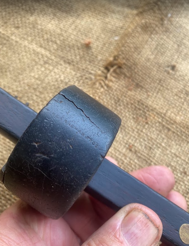 Vintage Hearnshaw Bros Rosewood and Brass Mortise Gauge - Image 2